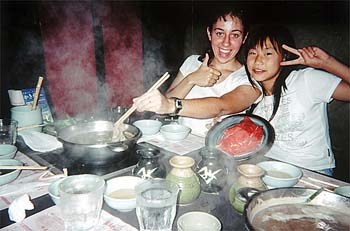 H0. KCP student during a homestay experience