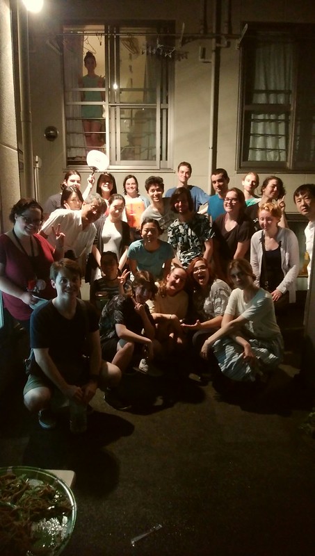 Yoshi Anderson, dorm party.