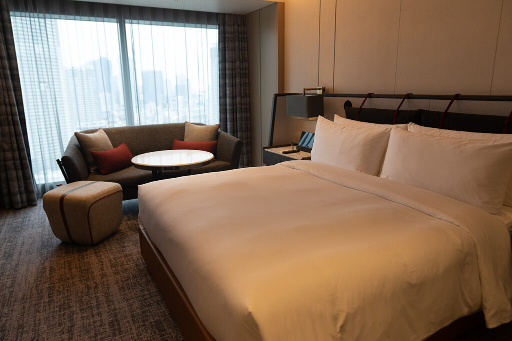 luxury hotel room in Tokyo, Japan